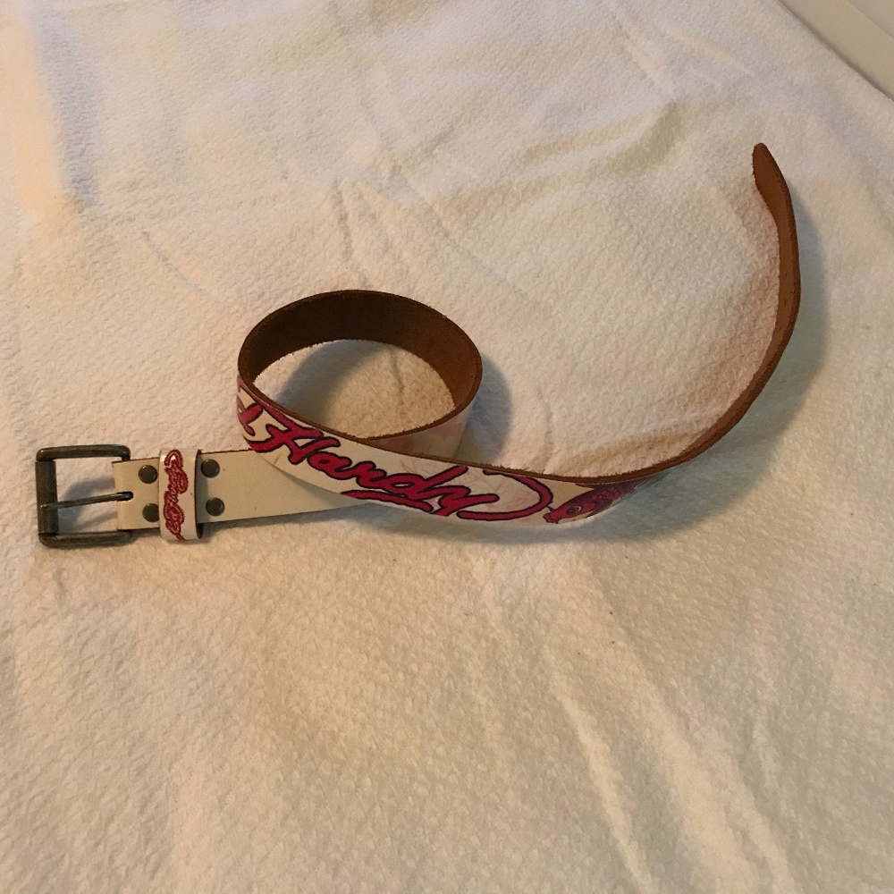Ed Hardy leather belt